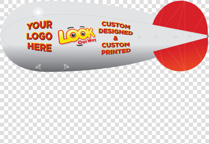 Custom Helium 30ft Advertising Blimp   Rigid Airship  HD Png DownloadTransparent PNG