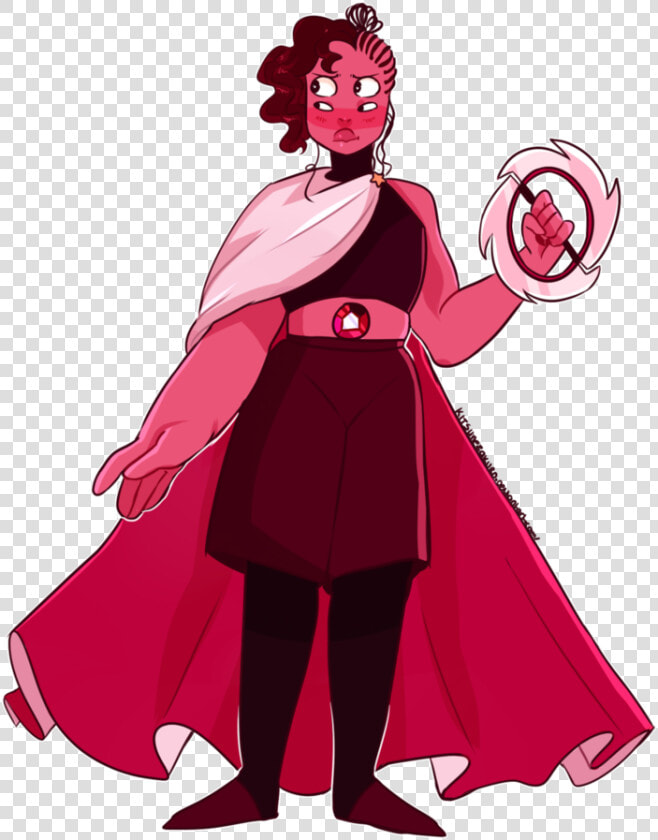Steven Universe Ruby And Rose Fusion   Ruby And Rose Quartz Fusion  HD Png DownloadTransparent PNG