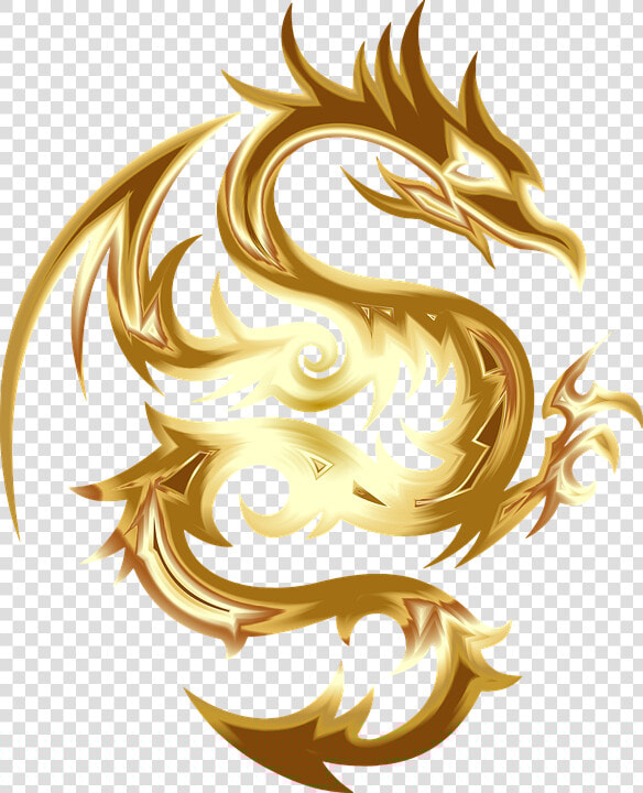 Dragon  Animal  Beast  Creature  Fictional  Monster   Gold Dragon Logo Png  Transparent PngTransparent PNG