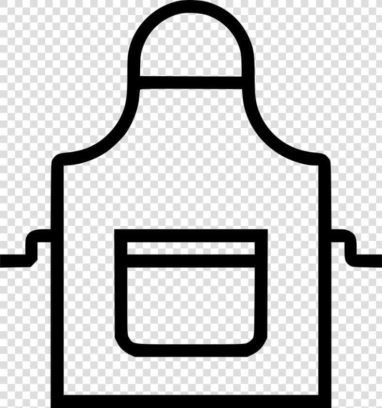 Apron   Black And White Apron Icon  HD Png DownloadTransparent PNG