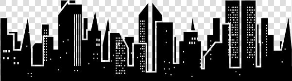 Night City  Japan  P  Wide  Picture V   Ciudad De Noche Silueta Png  Transparent PngTransparent PNG