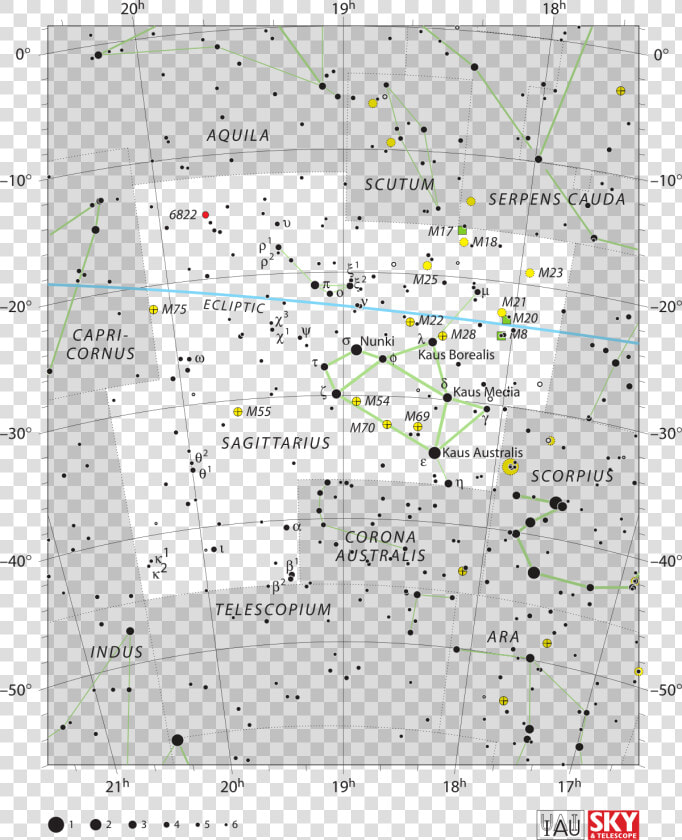 Sagittarius Constellation Location  HD Png DownloadTransparent PNG