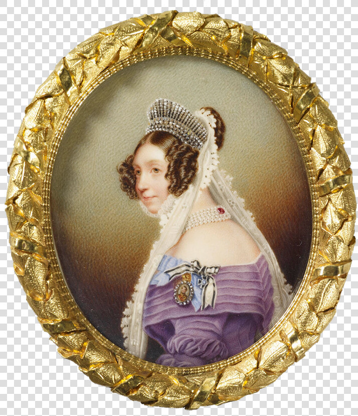 Queen Frederica Of Hannover   Royal Collection Portrait Miniature  HD Png DownloadTransparent PNG