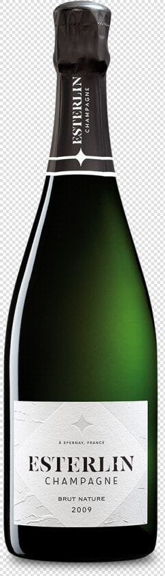 Bouteille 75cl Du Brut Nature 2009 Sur Fond Transparent   Esterlin Brut Nature Millesime 2009  HD Png DownloadTransparent PNG