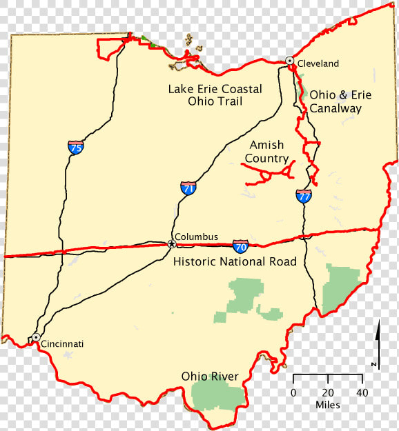 Map Of Ohio Cities  HD Png DownloadTransparent PNG