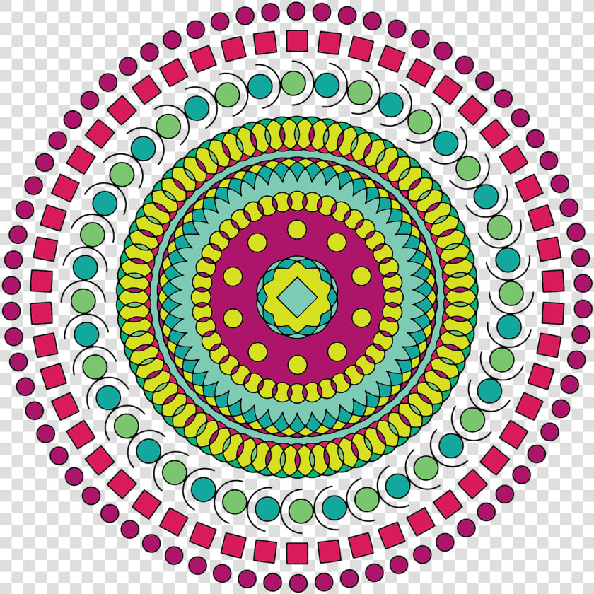 Mandala Swirl Geometric   Mandalas De Colores Png  Transparent PngTransparent PNG