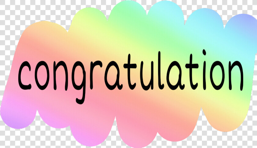  freetoedit  congratulations  congrats  rainbow  colorful   Illustration  HD Png DownloadTransparent PNG
