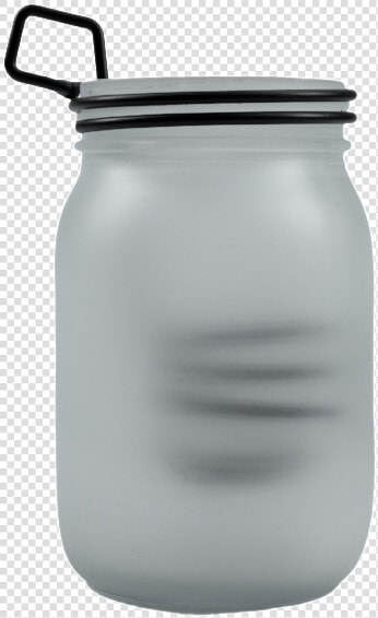 Frosted Mason Jar With Wire Stem   Lid  HD Png DownloadTransparent PNG