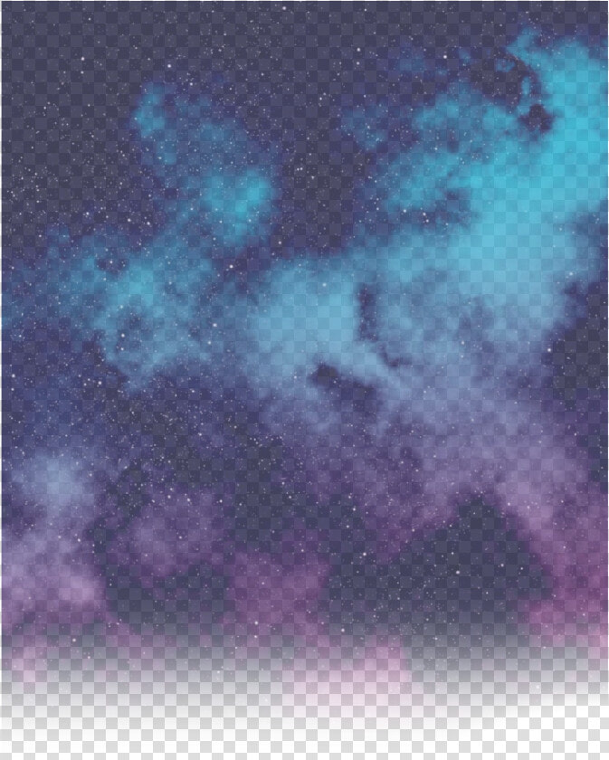 Sticker Galaxy Dark Galaxia Blue Purple Stars Night  HD Png DownloadTransparent PNG