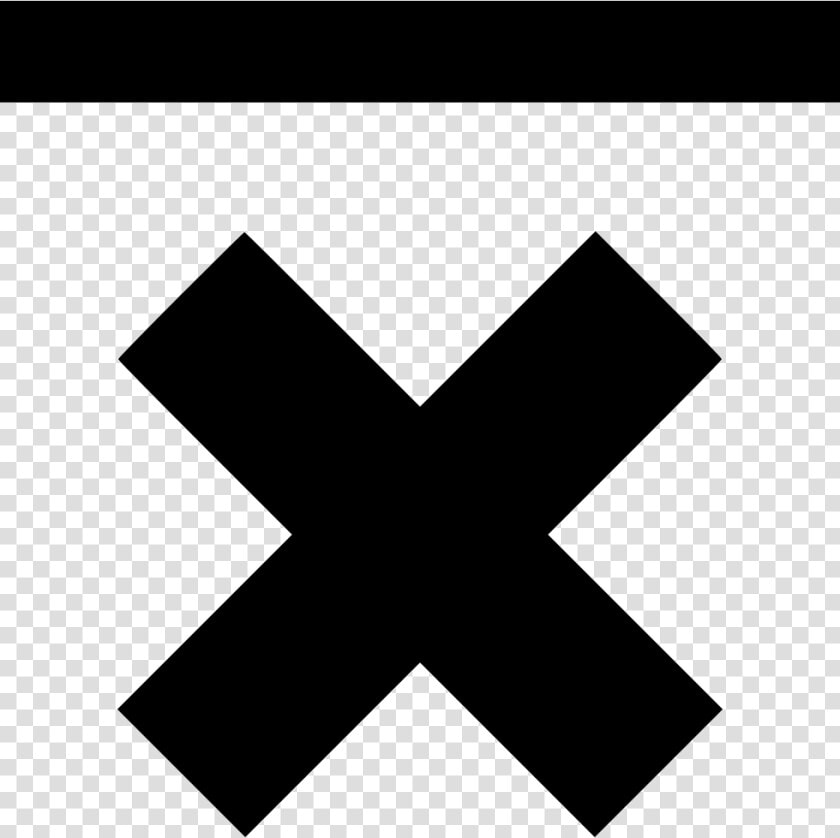 X Delete Bottom Top Line Abstract   Graphic Design  HD Png DownloadTransparent PNG