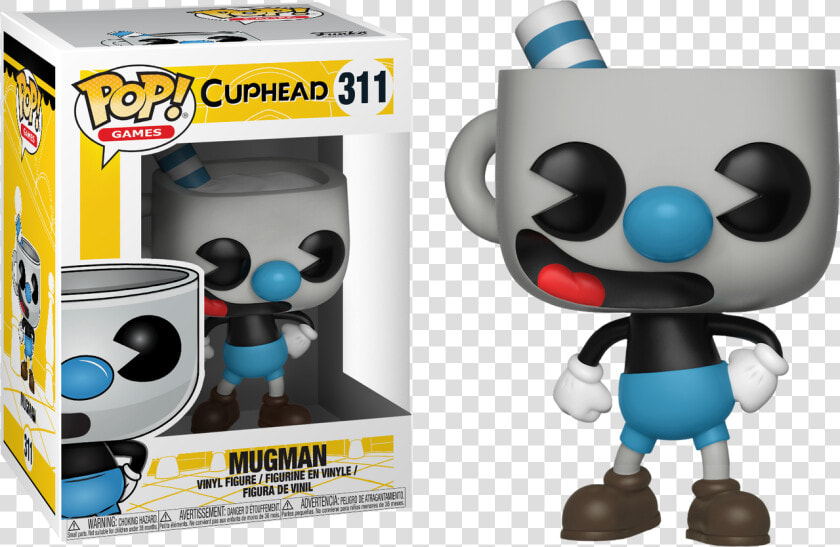 Mugman Pop Vinyl Figure   Funko Pop Cuphead Mugman  HD Png DownloadTransparent PNG