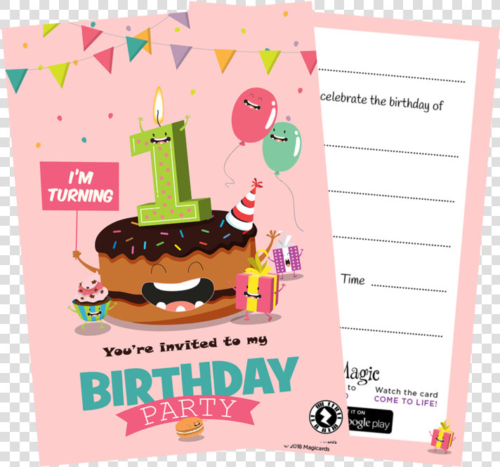 3rd Birthday Invitation Card  HD Png DownloadTransparent PNG