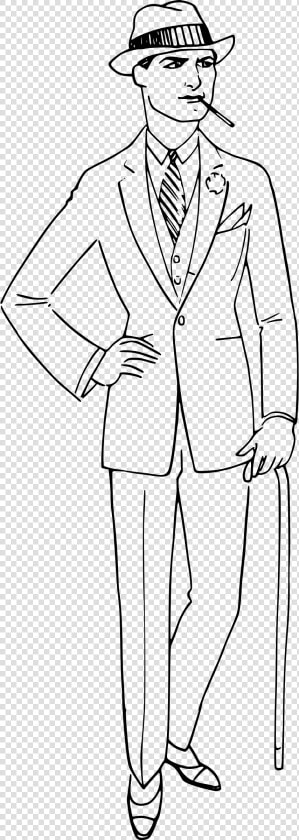 Man In A White Suit Clip Arts   Man In Suit White And Black Png  Transparent PngTransparent PNG