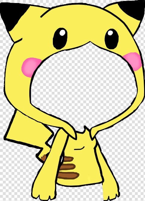 Largest Collection Of Free To Edit Pikachu The Titan   Gacha Edits Cute Hoodie  HD Png DownloadTransparent PNG