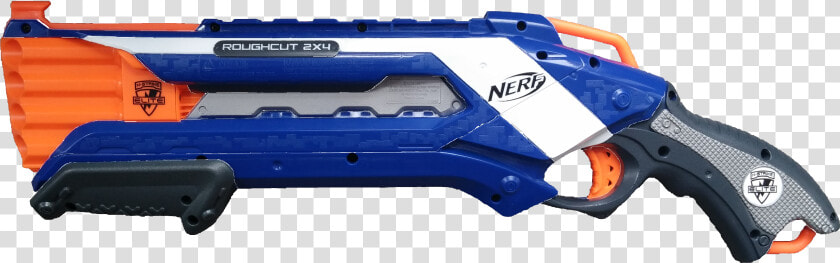 Nerf N strike Elite Rough Cut Blaster Nerf Blaster   Nerf Gun Transparent Background  HD Png DownloadTransparent PNG
