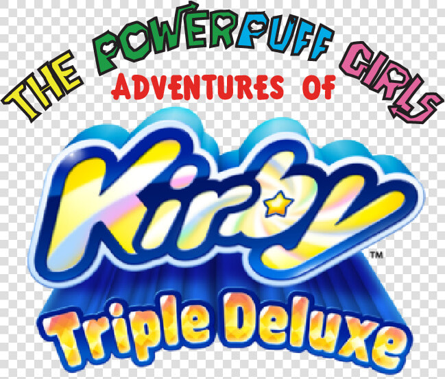 The Powerpuff Girls Adventures Of Kirby Triple Deluxe 0   Kirby Triple Deluxe Logo  HD Png DownloadTransparent PNG