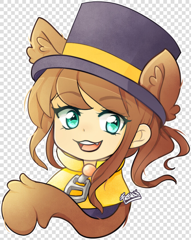 Ahatintime Discord Emoji   Cute Hat Girl A Hat In Time  HD Png DownloadTransparent PNG