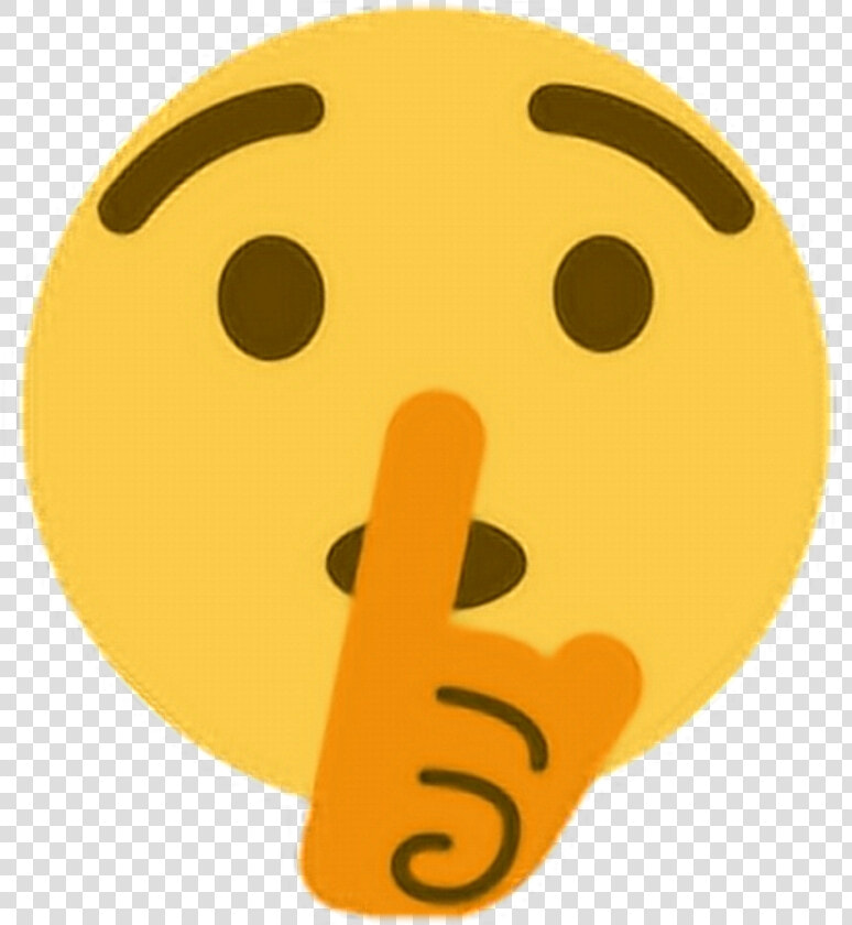 Sh Shush Finger Hand Emoji Emoticon Face Expression   Transparent Shush Emoji  HD Png DownloadTransparent PNG