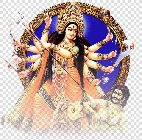 Durga Maa Clipart Png   Png Download   Durga Puja Png Hd  Transparent PngTransparent PNG