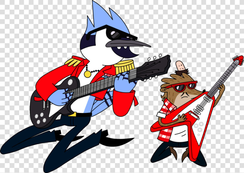 Regular Show Wiki   Mordecai And Rigby Rockstar  HD Png DownloadTransparent PNG
