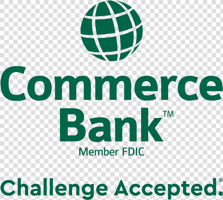 2018 Cb Ca Green 342 Stacked   Commerce Bank  HD Png DownloadTransparent PNG