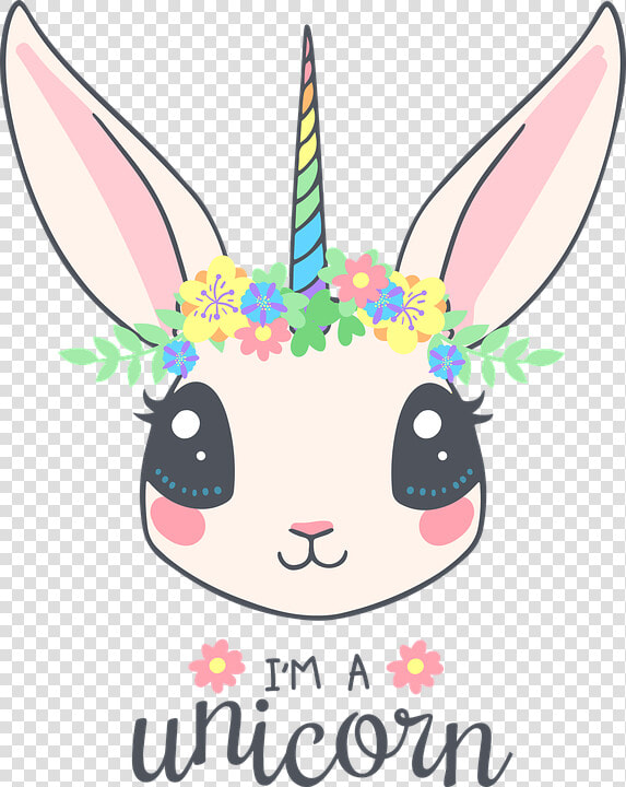 Conejo  Liebre  Unicornio  Corona  Lindo  Hierba  HD Png DownloadTransparent PNG