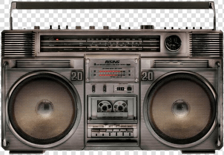 Rising Ghettoblaster Boombox   Old School Beat Box  HD Png DownloadTransparent PNG