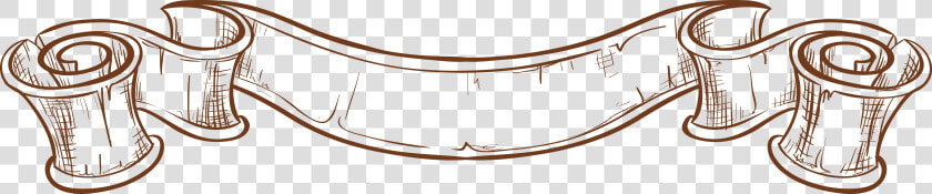 Transparent Scroll Paper Png   Scroll Vintage Hand Drawn  Png DownloadTransparent PNG