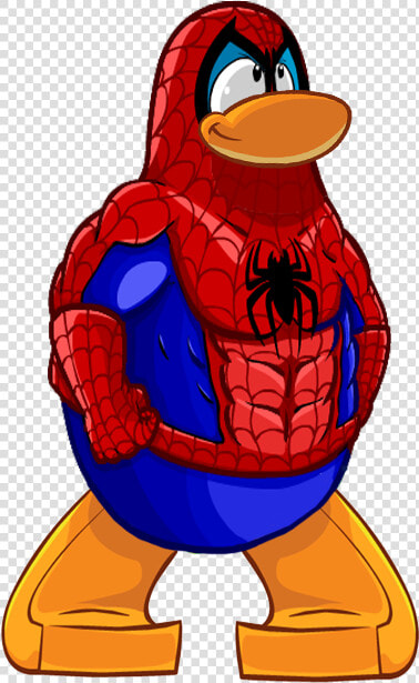 Hombre Araña   Spider Man Club Penguin  HD Png DownloadTransparent PNG