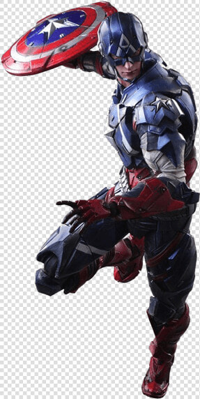Play Arts Kai Captain America  HD Png DownloadTransparent PNG