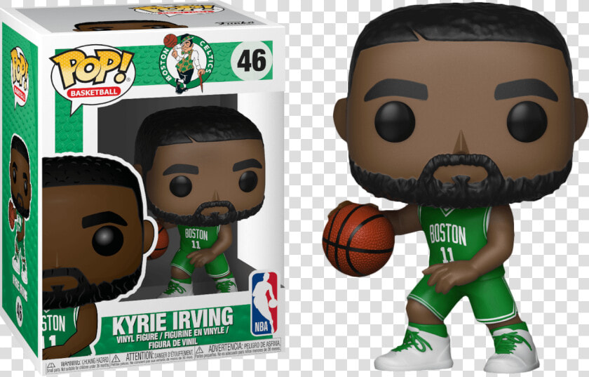 Kyrie Irving Boston Celtics Pop Vinyl Figure   Funko Kyrie Irving  HD Png DownloadTransparent PNG