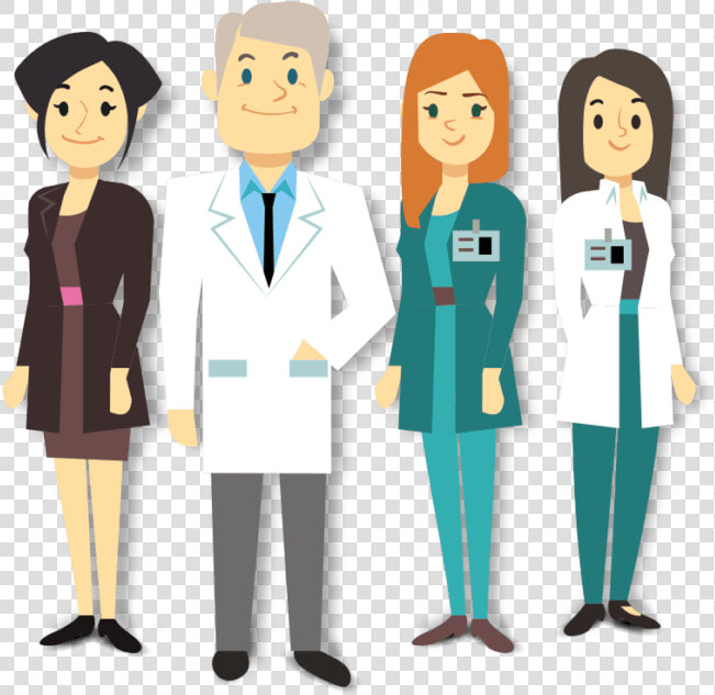 Cartoon Of Dentists Team  HD Png DownloadTransparent PNG