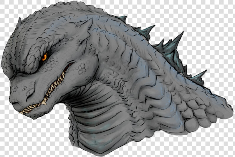 Godzilla Head Png   Godzilla Drawing Png  Transparent PngTransparent PNG