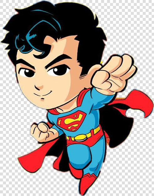 Transparent Clark Kent Clipart   Cute Superman Clip Art  HD Png DownloadTransparent PNG