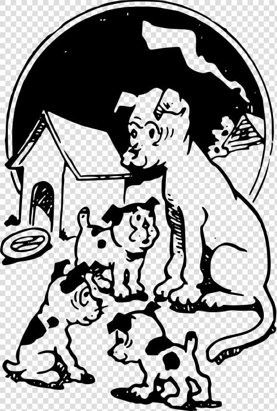 Mommy And Puppies Clip Arts  HD Png DownloadTransparent PNG