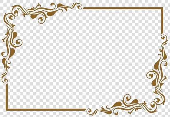 Gold Retro Decorative Frame Transparent Png   Frame Clipart Transparent Background  Png DownloadTransparent PNG