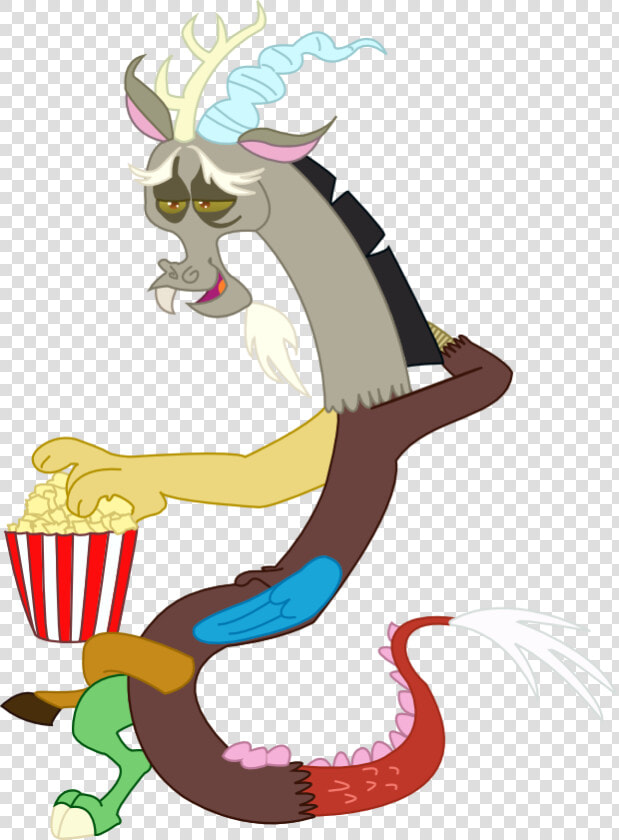 Discord Eating Popcorn   Discord Mlp Vector  HD Png DownloadTransparent PNG
