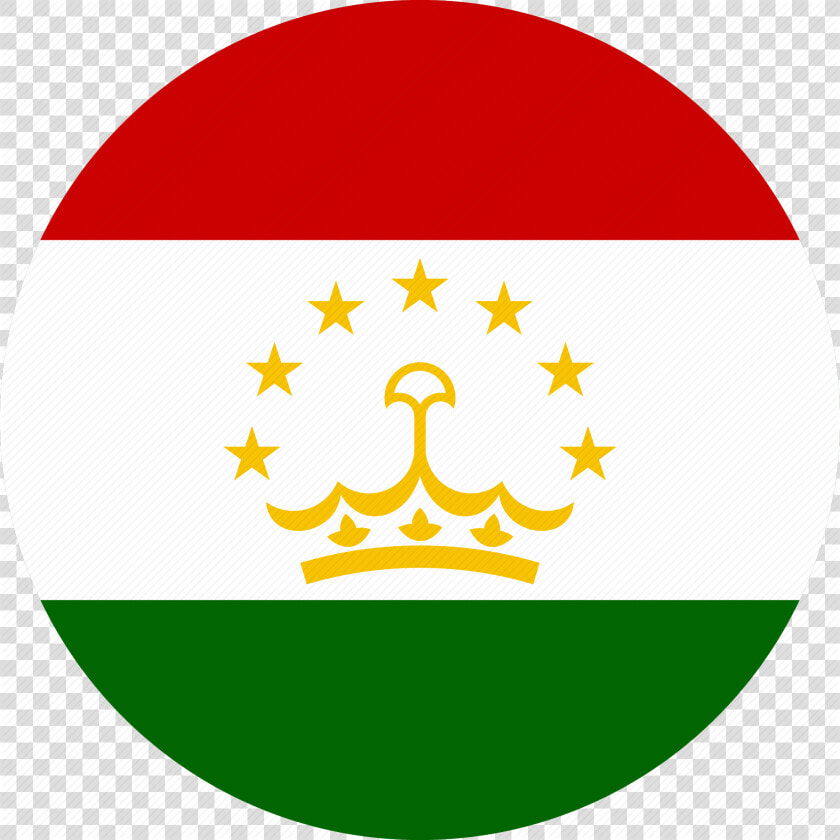 Transparent Jamaica Flag Png   Round Tajikistan Flag  Png DownloadTransparent PNG