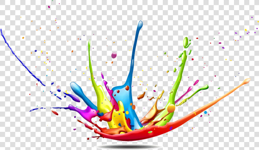 Download Decorative Figure Color   Paint Splash Vector 3d  HD Png DownloadTransparent PNG
