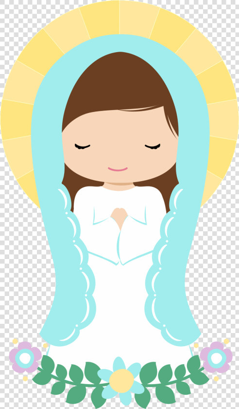 St Patrick S Catholic   Mama Mary Cartoon  HD Png DownloadTransparent PNG