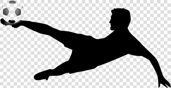 Soccer Ball Player Kicking Clip Art Playing Clipart   Soccer Clipart  HD Png DownloadTransparent PNG