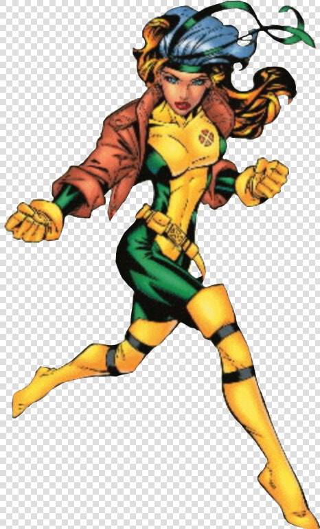  rogue  xmen  marvel  picara  superheroes  comic   Female Superhero Costumes Drawing  HD Png DownloadTransparent PNG