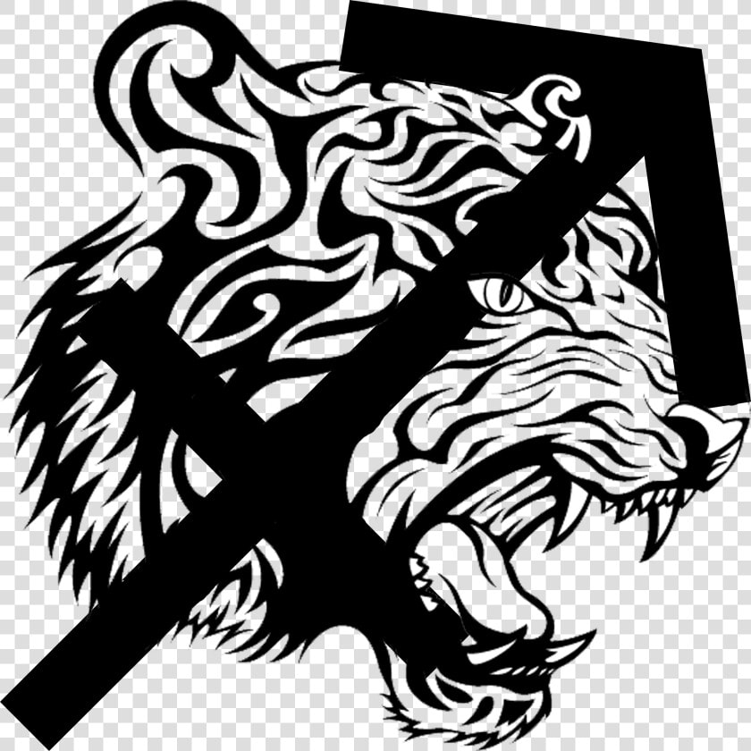 Sagittarius Drawing Cool   Tiger Tattoos  HD Png DownloadTransparent PNG