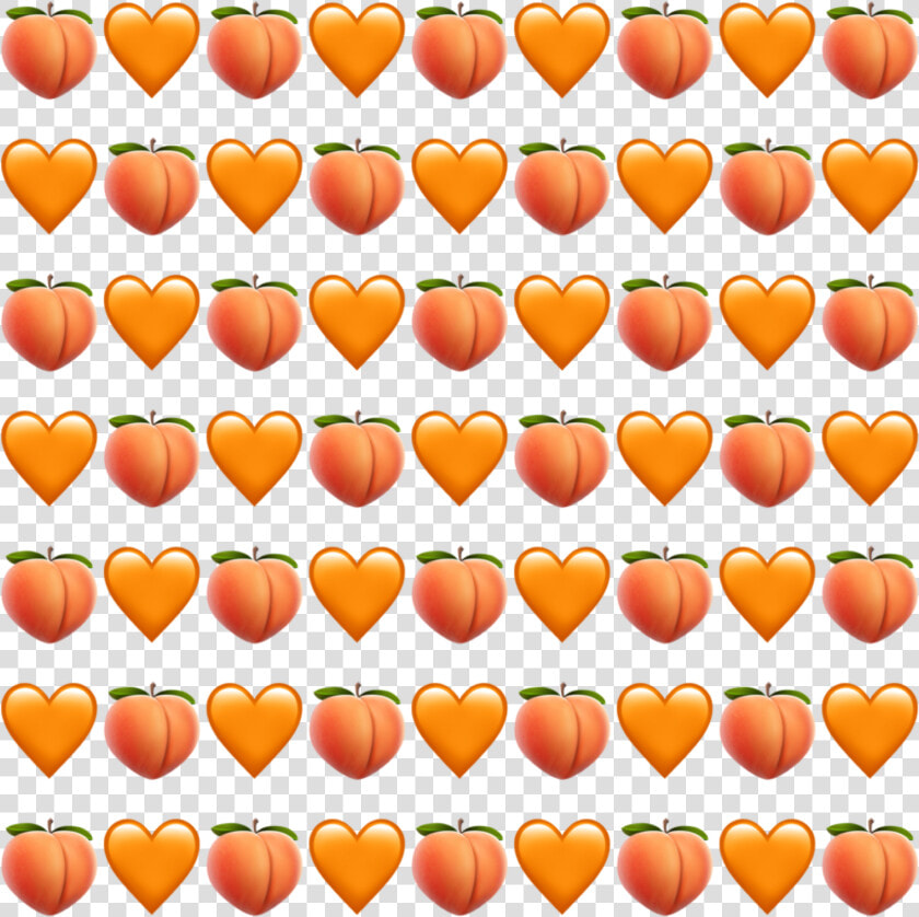  interesting  peach  heart  hearts  orange  fruits  HD Png DownloadTransparent PNG