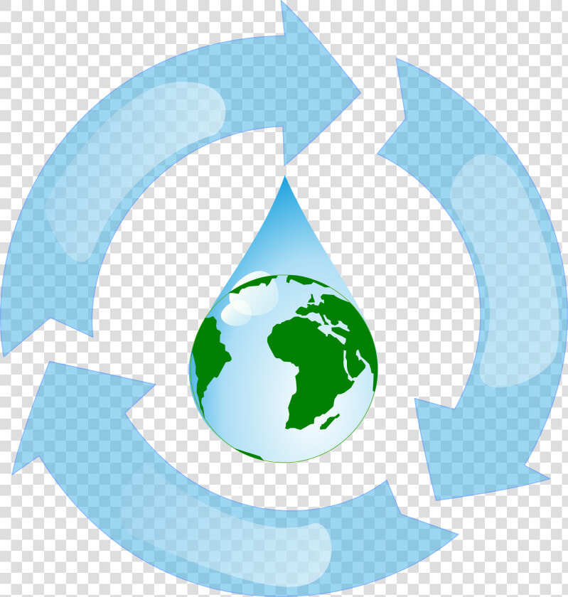 Water Recycling Clip Arts   Recycling Water  HD Png DownloadTransparent PNG