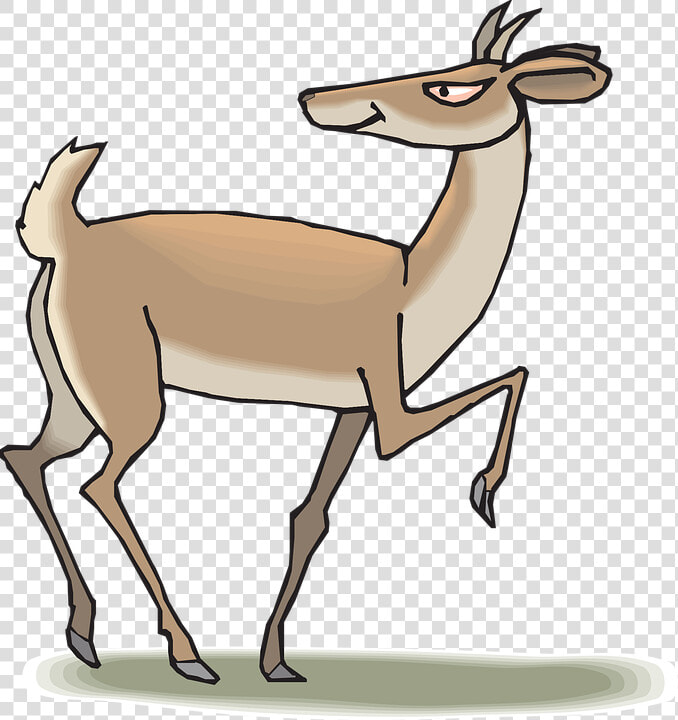 Head  Back  Walking  Animal  Evil  Demon  Antelope   Antelope Clipart Transparent  HD Png DownloadTransparent PNG