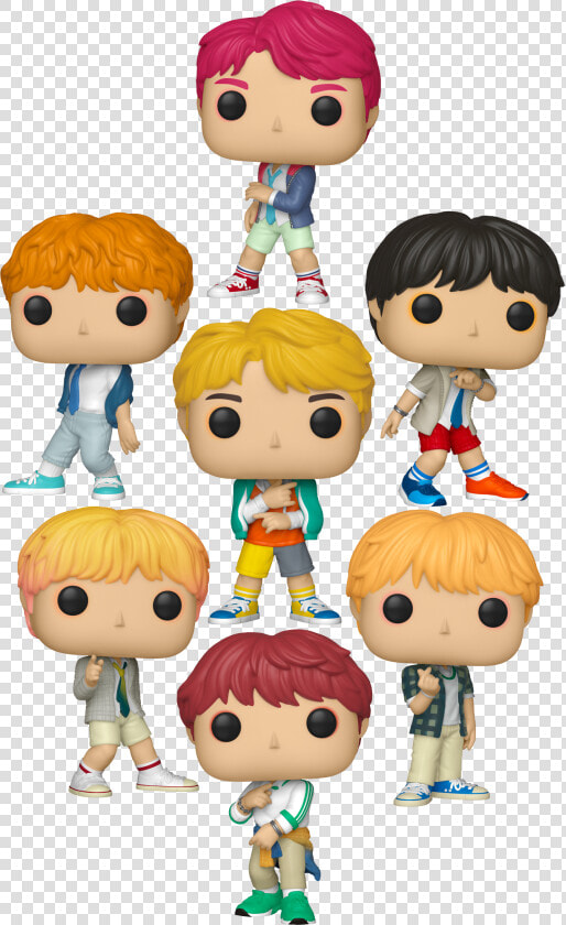 Bangtan Boys Funko Pop Vinyl Bundle   Funko Pop Bts 7 Pack  HD Png DownloadTransparent PNG