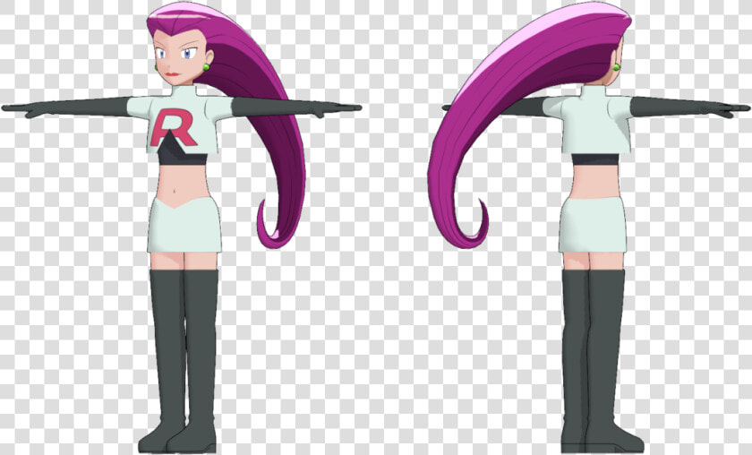 Pokemon Jessie 3d Model  HD Png DownloadTransparent PNG