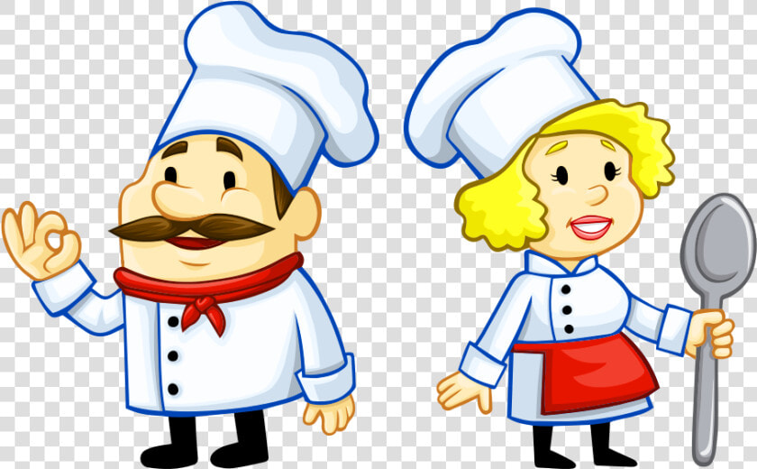 Chef Clip Art   Male And Female Chef Clipart  HD Png DownloadTransparent PNG