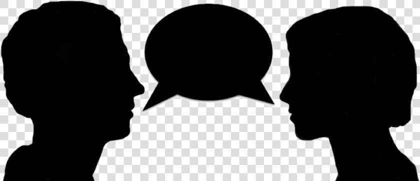 Talking Head Silhouette At   Clipart People Talking Silhouette  HD Png DownloadTransparent PNG